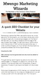 Mobile Screenshot of mwengo.org